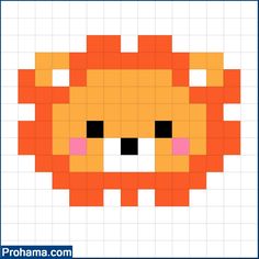 an orange and black pixellated animal face on a white background with the words, how to