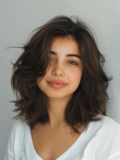 Best Medium Hairstyles for Round Faces - Top Picks Haïr Cut Short Hair Round Face, Medium Brown Hair Round Face, For Round Faces Hairstyles, Round Face Hairdo Wedding, Round Bob Haircut Medium, Cute Short Mom Haircuts, Women Short Hair Round Face, Haircut For Rounded Face, Bob With Round Face For Women