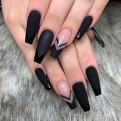 Price:	$4.98 + $164.45 Shipping & Import Fees Deposit to Bangladesh Details
You Save:	$3.00 (38%)
★ Black Stiletto False Nails; Vintage Elegant Party Fake Nails;
★ 24PCS/Set; 3D Nail Tips,Stiletto Shape Style; Medium Length; Full Cover Nails;
★ 12 different size makes it perfect fit for each finger;
★ Make you look more beautiful and elegant;
★ Perfect for wedding, party, dating or outdoor. Best gift for family and friends. Matte Acrylic Nails, Matte Nail Art, Black Coffin Nails, Colour Tip Nails, Black Acrylic Nails, Coffin Nails Long, Acrylic Nails Coffin Short, Winter Nail, Uñas Acrilicas