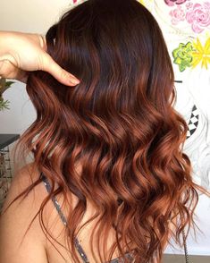 Winter Hair Colors, Rambut Brunette, Copper Balayage, Winter Hair Color, Winter Hair, Penteado Cabelo Curto, Red Hair Color