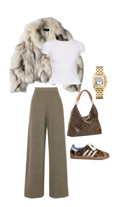 Casual Club Outfits Winter, Fur Outfit Aesthetic, Mountain Outfit Winter, Winter Bar Outfit, Winter Clubbing Outfit, Casual Club Outfits, Fur Outfit, Bar Outfits, Cold Fashion