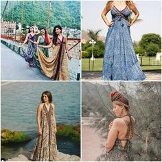 Great Shopping 30 PC Lot Vintage Hippie Sundress Recycled Indian Women handmade Silk Sari Dress, Women's Clothing Indian Silk Dresses, Backless Dress Summer, Backless Dresses, Boho Floral Maxi Dress, Sari Dress, Silk Wedding Dress, Womens Wedding Dresses, Silk Dress Long, Dress Indian