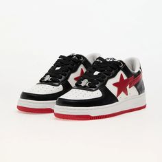 Men's shoes A BATHING APE Bape Sta 3 M2 Black | Footshop Shoes Bapesta, Bape Star Shoes, Bape Sta Shoes, Bathing Ape Shoes, Shoes Bape, Bape Star, Bapesta Shoes, Bape Ape, Bape Shoes