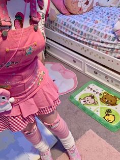 cred--> @pinkbeanyy (pic not mine! check out her ig!!) Kawaiicore Outfit, Pastel Outfit, Style Goals, Kawaii Room, Meus Pins, Daily Style