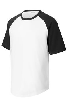 An authentic team look in soft, comfortable cotton.; 5.2-ounce, 100% ring spun combed cotton; Tag-free label; Rib knit neck; Raglan sleeves; Curved hem Soccer Team Shirts, Sublimation Projects, Free Label, Active Wear Outfits, Athletic Outfits, Mens Activewear, Henley Shirts, Unisex Shorts, Paw Patrol