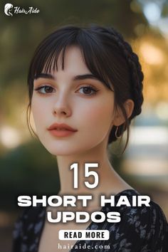 Messy Pigtails Short Hair, Quick Easy Updos For Short Hair Shoulder Length Wedding Hairstyles, Short Hair Updos For Wedding, Pinup Hair Short, Updos For Wedding, Stylish Short Hair, Long To Short Hair, Short Bangs