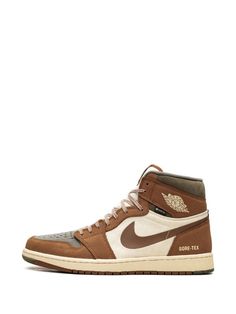 Jordan Air Jordan 1 Element "Legend Sand" Sneakers - Farfetch Earth Tone Jordans, Sneakers Brown, Aviator Watch, Balenciaga Track, Jordan Air, Office Bag, Brown Sneakers, Balenciaga Triple S, Derby Shoes