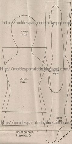 the back side of a woman's dress pattern, with lines drawn on it