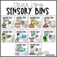 the year long memory bins for elementary students