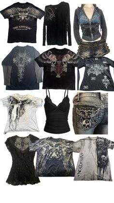 affliction core Fashion Outfits Goth, Affliction Outfits, Outfits Goth, Affliction Style, Outfit Inspo Casual, Simple Trendy Outfits