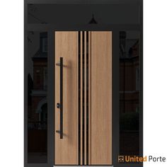 Front Exterior Prehung Steel Door | Entry Metal Modern Painted Door | Buy Doors Online Transitional Front Doors, Exterior Entrance Doors, Exterior Window, Types Of Steel, Modern Front Door, Tinted Glass, Front Entry Doors, Steel Door, Personal Belongings