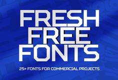 fresh and free font styles for commercial projects