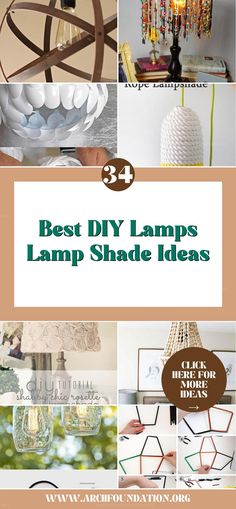 the best diy lamps and lamp shade ideas