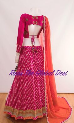 Navarati Dress, Desi Lehenga, Raas The Global Desi, Gown Saree, Choli Blouse Design, Choli Design, Lehenga Indian, Global Desi, Choli Dress