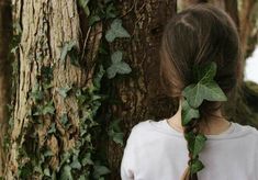 Person Wrapped In Vines, Davis Aesthetic, Crawdads Sing, Ivy Cottage, Nature Witch, Greek Pantheon, Folk Stories, Nature Goddess, Flower Photoshoot