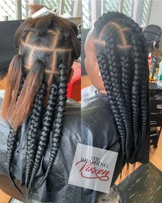 Haircut Styles For Women, Big Box Braids, Braided Prom Hair, Diy Braids, Braided Cornrow Hairstyles, Braided Hairstyles For Teens, Box Braids Styling