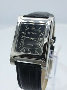 Le Grand watch men's cool looking vintage watch Full black analog 3 ATM | eBay Square Watch, Vintage Watches, Jaeger Watch, Jewelry Ideas, Free Shipping, Best Deals, Black