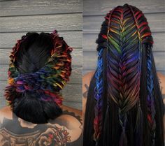 Temp Hair Color, Haircut Trending, Ideas New Year, Halloween Hairstyles, Rainbow Braids, Hair Volume Spray, Hair Company, Halloween Accessories Hair, Temporary Hair Color