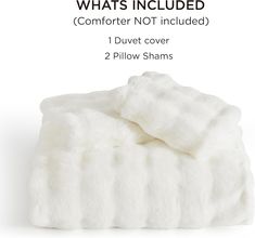 what's included comforter not included 1 duvet cover 2 pillow shams