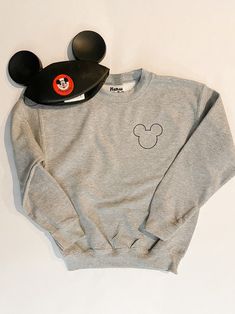 Simple Mickey Family Matching Sweatshirts Mickey Outline | Etsy Disney Sweatshirts Family, Disney Sweatshirts For Family, Disney Family Hoodies, Family Sweatshirts Disneyworld, Mickey And Co Sweatshirt, Casual Crew Neck T-shirt For Disney Trips, Cricut Sweatshirt Ideas, Family Disney Outfits, Disney Family Outfits