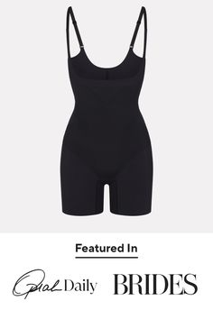 Targeted X compression sculpts your midsection, power mesh smooths your thighs, and smoothing fabric eliminates back bulge. An open bust lets you pair this bodysuit with your favorite bra. Open-Bust Mid-Thigh Bodysuit for Women in Vamp (Black)Size: 1X Wedding Bra, Open Bust, Shapewear Tops, Cami Bodysuit, Wedding Season, Size Large, Mesh, Top Outfits, V Neck