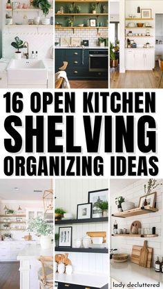 16 Open Kitchen Shelving Organizing Ideas Open Kitchen Shelving Ideas, Rustic Mediterranean Kitchen, Kitchen Shelving Ideas, Kitchen Open Shelving Ideas, Open Kitchen Shelving, Kitchen Shelving, Diy Kitchen Projects