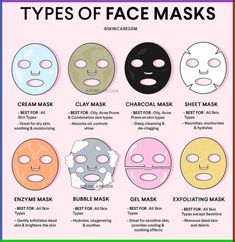 Benefits Of Sheet Masks, Skincare For Redness, Different Types Of Face, Diy Skincare Products, Best Sheet Masks, Natural Face Masks, Charcoal Clay Mask, Skincare Science