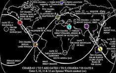 the world's most famous cities are depicted in this map