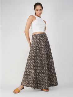 Crafted from breathable cotton fabric, our Luna wrap-around skirt features an A-line fit and flare, allowing you to spend your day care-free and in style. You can tie it around your waist — loose or tight, as per your choice. Its hemline ends just below your ankles and the excellent craftsmanship makes it a perfect choice to rock on casual occasions. Be it day or night, this free-size batik print skirt is incredibly comfortable and can be styled with t-shirts, crop tops, and so much more. Batik It Day, Shirts Crop, Blue Lily, Batik Print, Wrap Around Skirt, Batik Prints, Rock On, Print Skirt, Grey Women