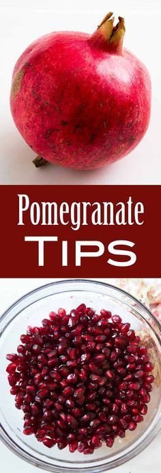 pomegranate tips and how to use them