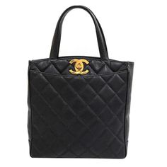 Chanel Tote Bag Deca Coco Turnlock Caviar Skin Black Handbag [Size] W Approx. 28cm X H Approx. 29cm X D Approx. 7cm Chanel Tote Bag, Chanel Tote, Black Handbag, Chanel Bags, Black Handbags, Coco, Chanel, Bag Lady, Tote Bag