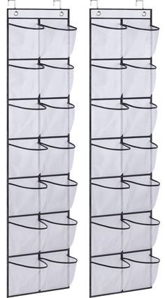 PRICES MAY VARY. Slim Design: Measures 12.8"W x 70.8"H, designed for tight spaces. The hanging shoe rack for door saves a lot of floor space and keeps everything organized, great for small closet Travel Helper: This lightweight, foldable shoe organizer behind the door is a cruise ship essential. All you need to do is hanging it on the door, and you will get a well organized cabin Mesh Large Pockets: Each pocket measures 6" W x 8.66" H, fit for a size 14 men's shoe or a pair of kids' shoes. Over Behind Door Storage, Over The Door Shoe Organizer, Narrow Closet, Hanging Shoe Storage, Hanging Shoe Rack, Shoe Holder, Shoe Hanger, Hanging Shoe Organizer, Shoe Rack Closet