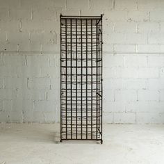 wine rack cage front closed view Bakery Display Ideas, Salvaged Doors, Metal Wine Rack, Bakery Display, Vintage Storage, Gus Modern, Grain Texture, Party Stores, Interior Design Portfolio