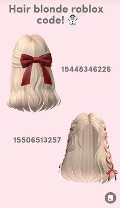 the hairs and bow are shown in this screenshoter's avatar, which shows how