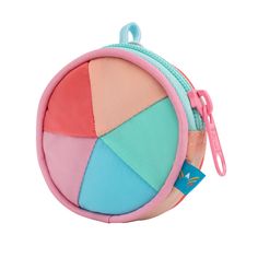 Sherbet Spiral Circle Purse – Mokuyobi Quirky Purses, Mini Coin Pouch, Pouch Keychain, Planet Ring, Circle Purse, Velcro Patches, Kids' Bag, Logo Tag, Pencil Pouch