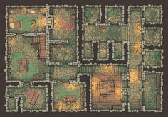 an overhead view of a game map