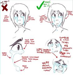 the stages of drawing an anime character's face