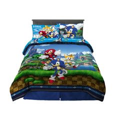 sonic the hedgehog bedding set with pillow cases and comforter covers for kids