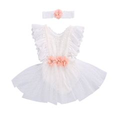 Size: 3-6m 6-12m 12-18m 18-24m Material: Cotton Care: Machine Wash White Romper Dress, White Lace Romper, Newborn Girl Outfits, Baby Jumpsuit, White Romper, Princess Outfits