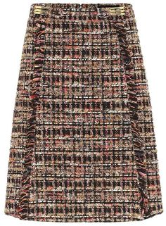 Etro Cotton-blend tweed skirt Tapestry Skirt, Skirt Chanel, Chicwish Skirt, Chanel Skirt, Skirt Outfits Fall, Capsule Wardrobe Work, Crochet Skirts, Work Dresses For Women, Fashion Petite