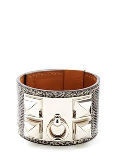 Bracelet Médor de Hermès Hermes Leather Bracelet, Jean Louis Scherrer, Hermes Leather, Funky Bracelet, Bangle Watches, Head Shots, Shopping Travel