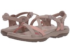 SKECHERS Reggae Slim - Staycation - Women's Shoes : Taupe : The SKECHERS Reggae Slim - Staycation sandal boasts comfort and eye-catching style with a convertible design, solid and patterned straps, and an open toe. Faux-leather upper material. Quick-access buckle closure at the side. Removable heel strap. Breathable fabric strap lining. Memory Foam cushioned insole lends to all-day comfort. Shock-absorbing midsole. Flexible rubber traction outsole. Imported. Measurements: Heel Height: 1 in Weigh Outdoor Open Toe Footbed Sandals With Adjustable Strap, Casual Beach Sandals With Strap Closure, Adjustable Strap Open Toe Sandals, Strappy Sandals With Adjustable Strap, Casual Ankle Strap Sandals With Strap Closure, Outdoor Spring Sport Sandals With Buckle Closure, Adjustable Buckle Closure Sandals For Outdoor, Outdoor Sandals With Buckle Closure And Adjustable Fit, Adjustable Buckle Closure Outdoor Sandals