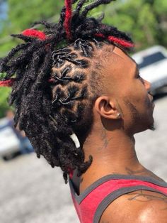 Loc Styles For Boys, Tapered Locs, Mohawk Dreads, Mens Dreadlock Styles, Dreadlocks Styles, Dread Hairstyles For Men, Dread Styles, Mohawk Hairstyles Men, Dread Locks