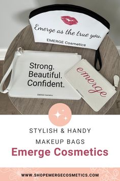 Makeup bags in every size for every occasion! Confident Makeup, Natural Makeup Tutorial