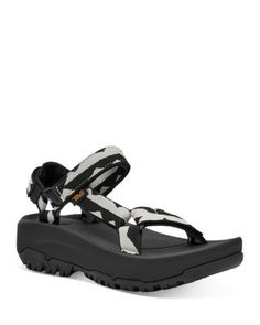 Teva Women's Hurricane Xlt Ampsole Sandals Soft Heels, Black Sandals Flat, Teva Sandals, White Shoes Women, Vegan Shoes, White Shoes, Strap Heels, Recycled Plastic, Flat Sandals