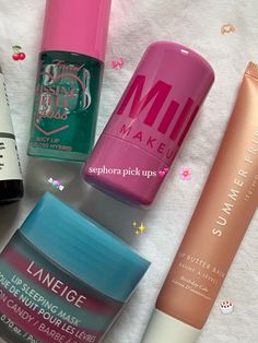 sephora haul ⋆.˚౨ৎ  products | milk jelly tint stain , summerfridays birthday cake butter balm , laneige cotton candy lip mask , too faced kissing jelly cotton candy 🍬  #toofaced #sephora #sephorahaul #makeup Sephora Products, Beauty Routine Checklist, Candy Lips, Sephora Skin Care, Purple Lips, Sephora Makeup, Fancy Makeup, Makeup Looks Tutorial