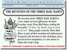 the devilion of the three hail marys