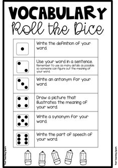 a printable worksheet with words and pictures to help students learn how to spell