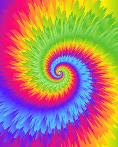 an image of a colorful spiral design