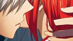 Anime Neck, Shirayuki Hime, Anime Kiss Gif, Akagami No Shirayuki, Akagami No Shirayukihime, Bts Anime, Akagami No, Snow White With The Red Hair, Foto Gif